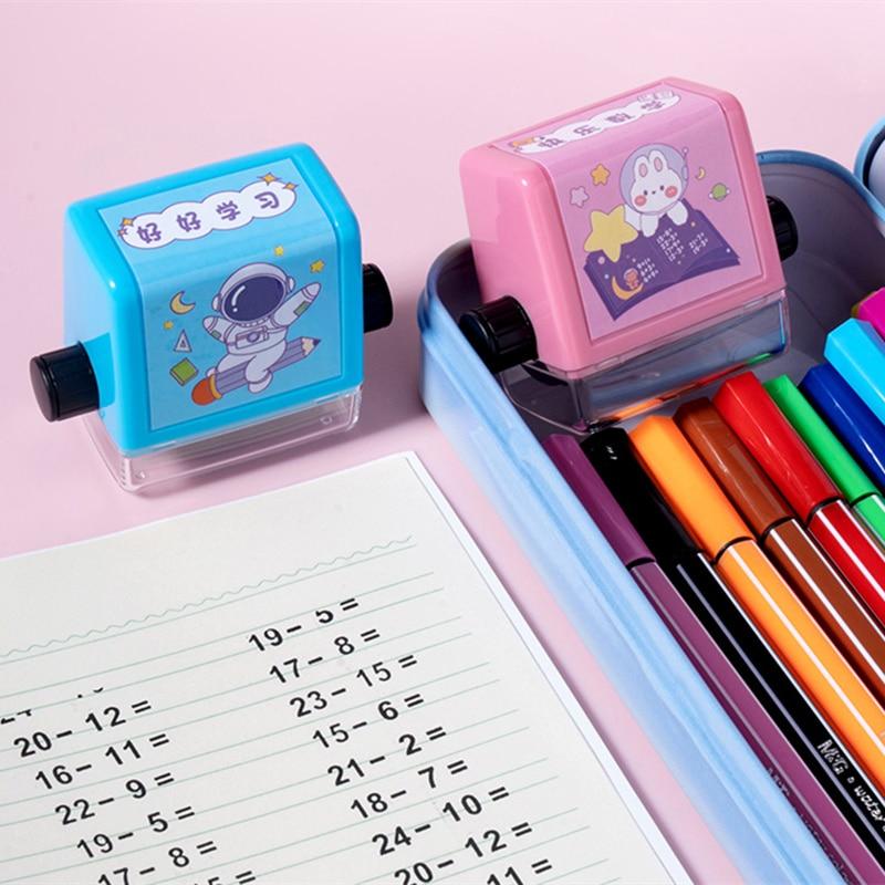 Детский штамп для сложения и вычитания, учащиеся начальной школы, дошкольный ролик с математическими упражнениями, цифровой обучающий штамп