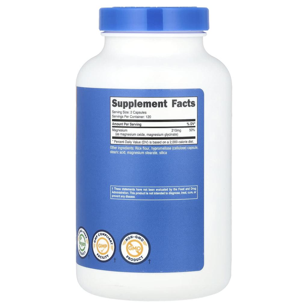 Магний+, Обычная сила, 240 капсул (105 мг на капсулу)