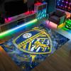 Футбольный дизайн Leeds United Хрустальный бархатный ковер Уютный Не?Нескользящий ковер с принтом для спальни, гостиной, прихожей