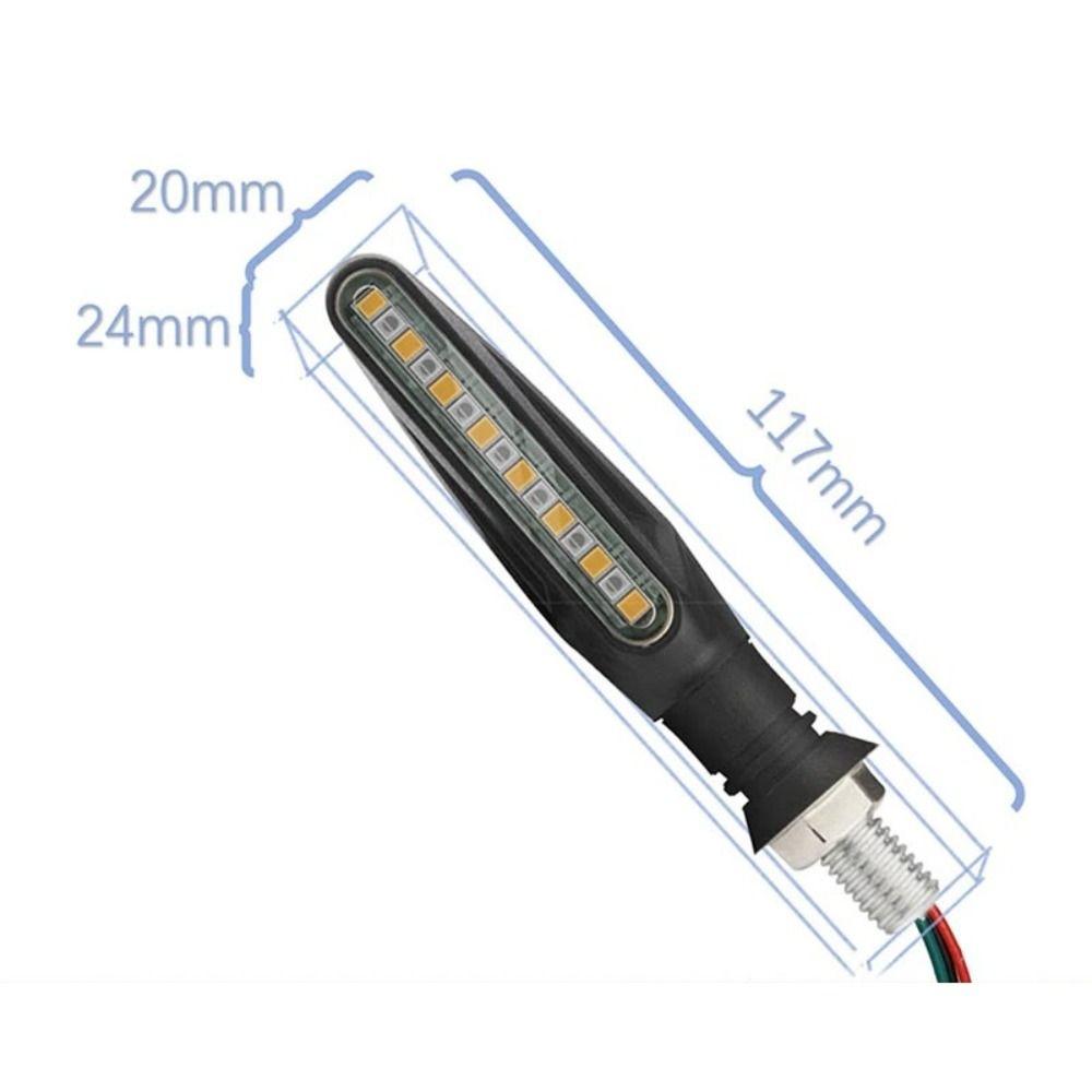 IP68 Waterproof Turn Signal Light LED Stop Signal Rear Lights Directional Indicators  Motorcycle