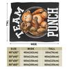 Пледы Team Punch Monkey и Oran-Mama Велюровые Весна/Осень Многофункциональные Мягкие Пледы для Дивана Спальни Ковер Кусок