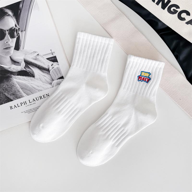 Cityboy Корейский тренд Письмо Носки для скейтборда - Унисекс, Дышащие, Средней длины