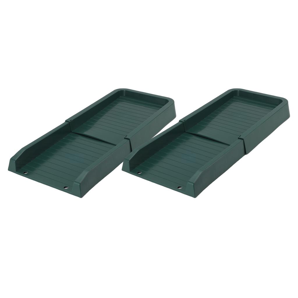 Rain Gutter Downspout Extension Weather Proof PP Rain Gutter Downspout Splash Block for Outdoor