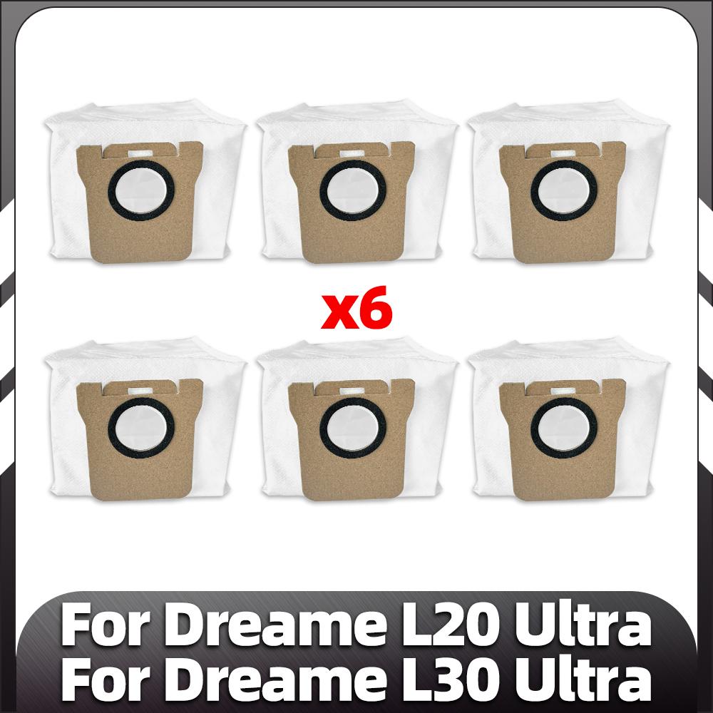Для робота-пылесоса Dreame L20 Ultra / L30 Ultra / X20 Pro детали основная боковая щетка фильтр HEPA накладка для швабры пылесборник запасные аксессуары