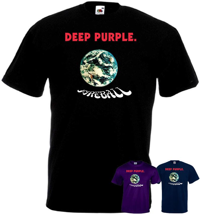 Deep Purple Fireball v2 t-shirt hard rock band all sizes S-5XL