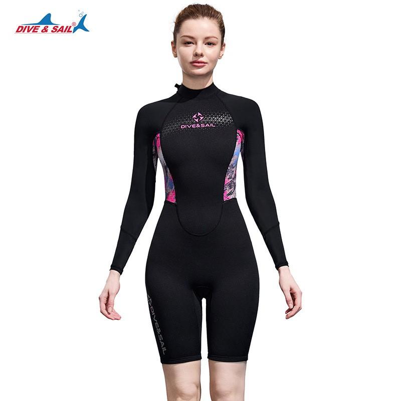 1.5mm Full-Body Wetsuit Men Women UV Protection Thermal Insulation Surfing Diving Snorkeling Swimming