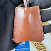 [Pre-Owned] Padlock Moonlight Treasure Box Series Metal Lock Logo Canvas And Leather Crossbody Bag Small - Fair #1DLGAUE