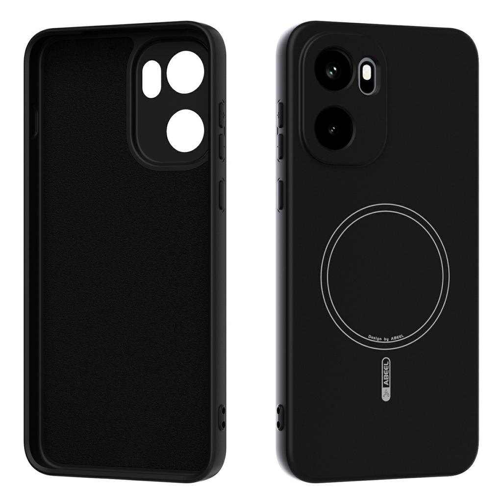 ABEEL Магнитный чехол для OnePlus 15R 5G / Ace 6 5G / Ace 6T 5G Skin Touch Жидкий силикон Задняя крышка телефона