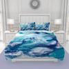 Marble Duvet Cover Set Marble Bedding Set Blue Gold Abstract Texture Kid Bedclothes Double Queen King Size Polyester Quilt Cover