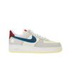 Мужские кроссовки Undefeated x Air Force 1 Low 5 On It Унисекс Белый Серый-Туман Императорский-Синий DM8461-001