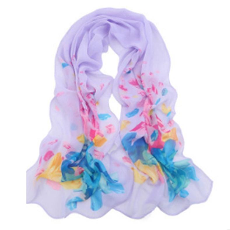 Fashion Women Chiffon Scarf Print Pattern Silk Scarves Shawl High Quality Chiffon Scarf