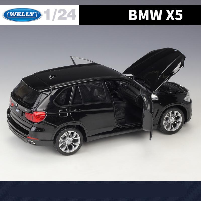 Welly 1/24 BMW X5 Внедорожник Сплав Модель автомобиля Литые Металлические Игрушечные Транспортные Средства Модель Автомобиля Высокая Симуляция Коллекция Детский Подарок Украшение