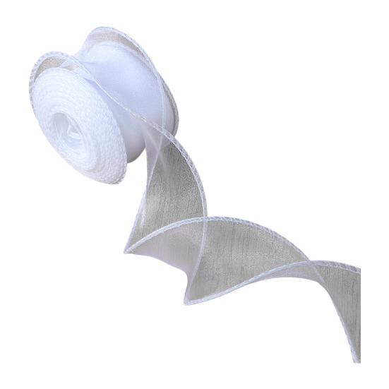 10 Yards Organza Ribbon Satin Solid Color Ribbon Roll DIY Craft Ribbon for Gift Wrapping Wedding Bouquets Wreath