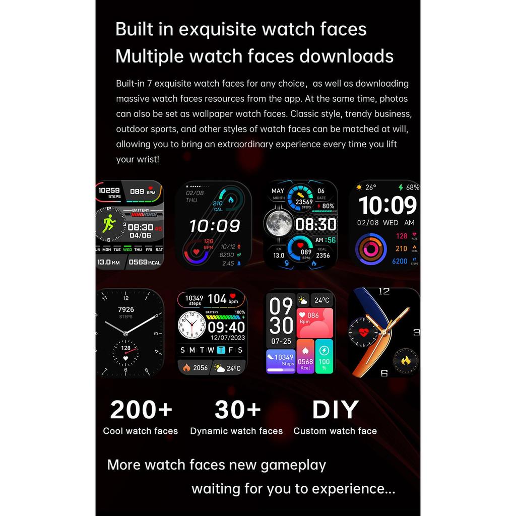 Умные часы для мужчин и женщин, подарочные спортивные часы для фитнеса с сенсорным экраном, цифровые умные часы с Bluetooth-звонками