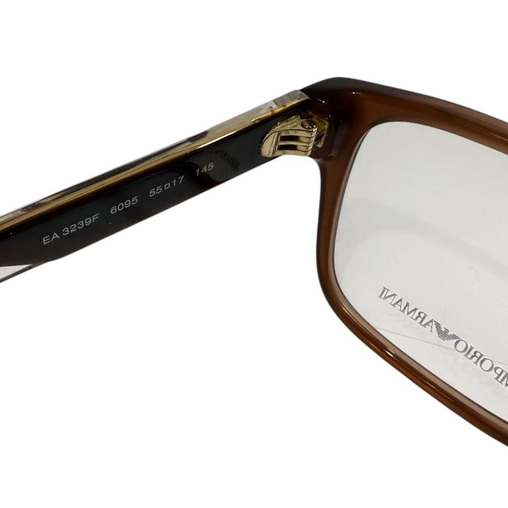 Б/У Хорошее Очки EMPORIO ARMANI EA3239F Коричневые Мужские Старая Одежда Б/У USED
