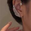 Модные серьги-крылья Модная индивидуальность Циркон Зацепка для уха Клипсы для хряща Серьги без прокола
