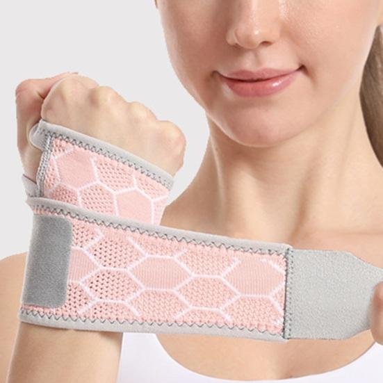 Компрессионный бандаж на запястье с регулируемой лентой-застежкой Дышащий супермягкий эластичный бандаж на запястье, поддерживающий шину