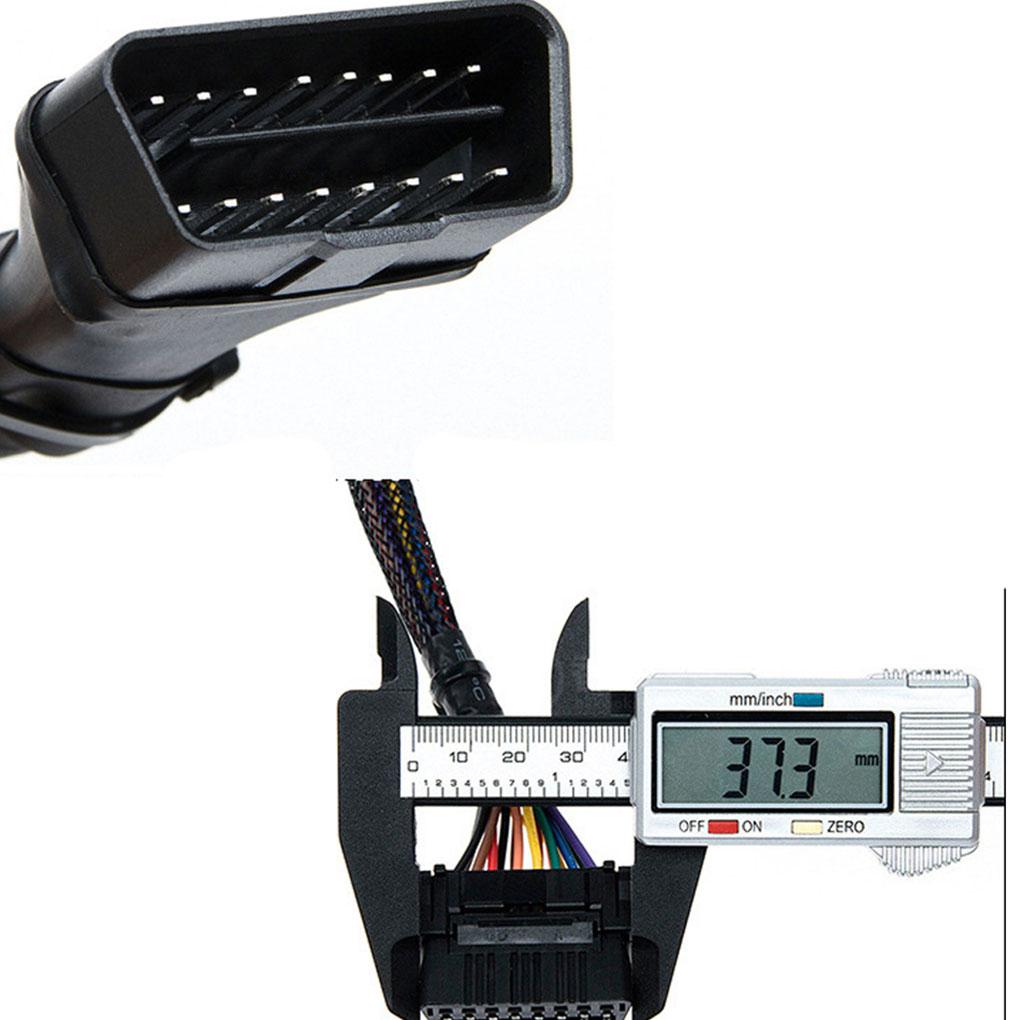 OBDII Мужской-Женский Y-разветвитель Профессиональный удлинитель Один в Два Кабель-конвертер Удлинитель Авто Диагностический Инструмент