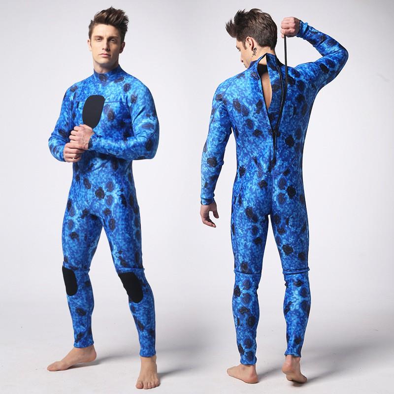 3mm Full Body Camo Wetsuit Diving Surfing Swimming Water Sports Warmth Protection Women Adult S-XXL