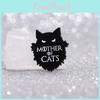 Charming Cartoon Black Cat Metal Enamel Pin For Unisex Fashion And Accessories