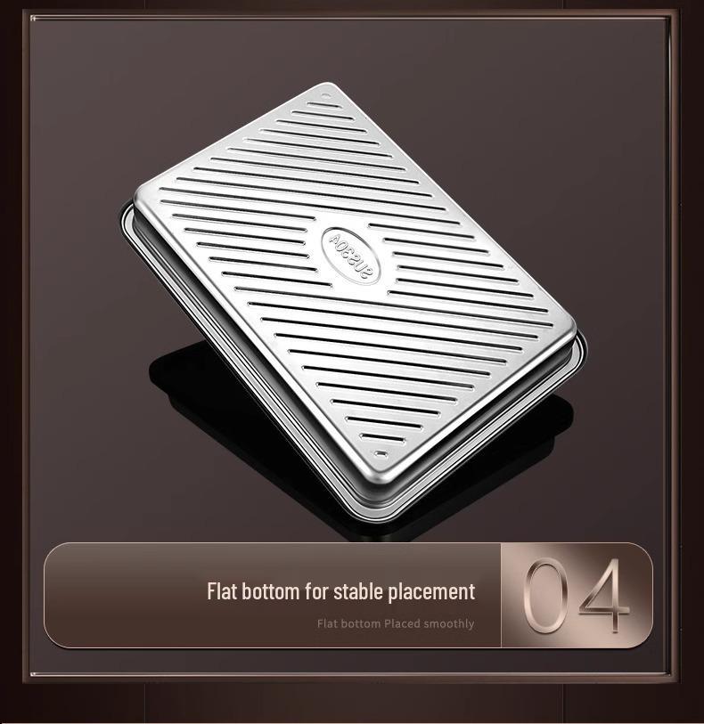 Поднос из нержавеющей стали 304 пищевого класса для пельменей и вонтонов - Безопасен для морозильной камеры и холодильника