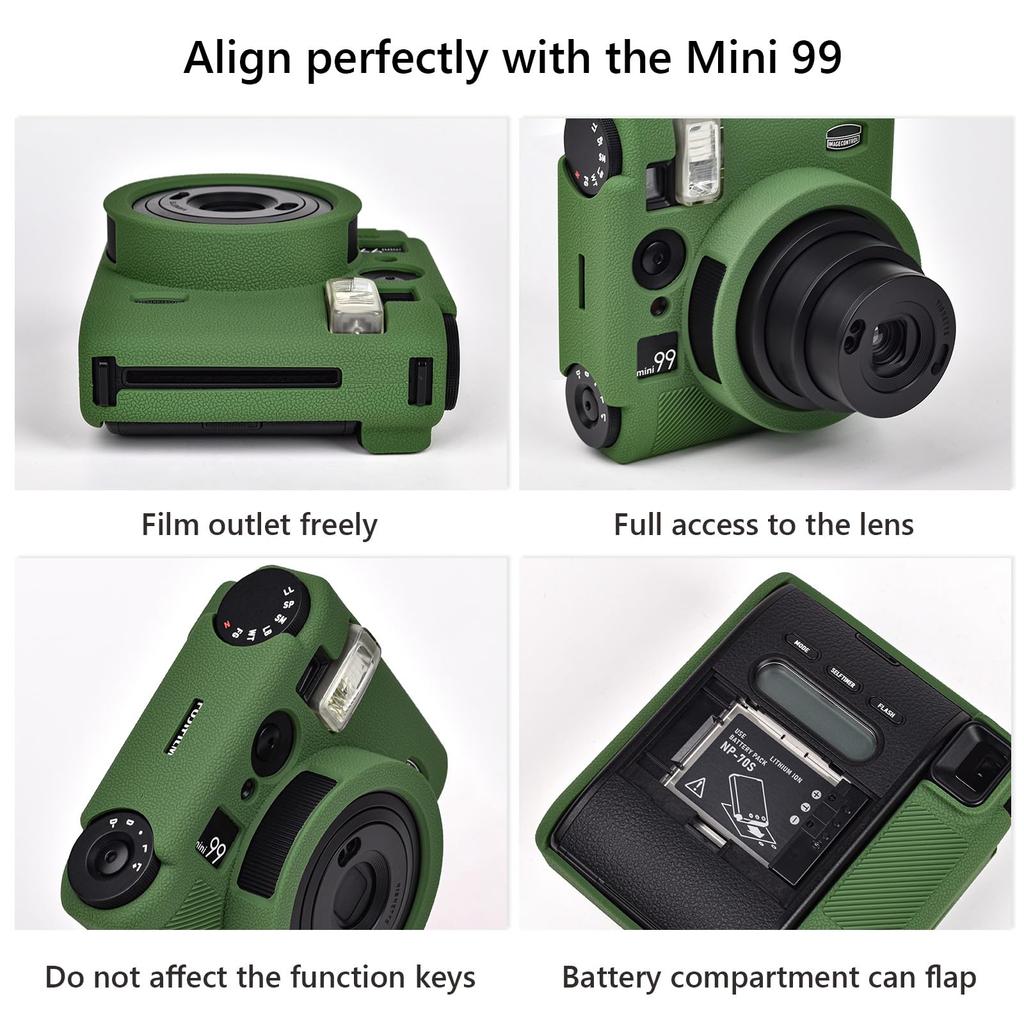 VOVMOEYA ДЛЯ Fujifilm instax mini99 instant mini99 защитный чехол для камеры Мягкий силиконовый чехол для корпуса fujifilm mini 99 Специальный чехол для камеры