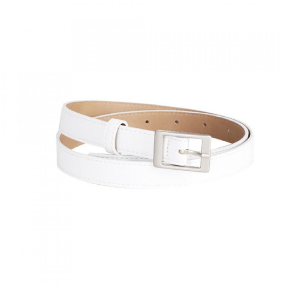 Shop DomeStic Women S Square Matte Buckle 5 Color 20mm Belt Tu Wbt 0925 White