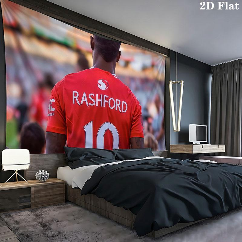 Rashford Wall tapestry, aesthetic printed fabric blanket, suitable for bedroom, living room, and home decor.