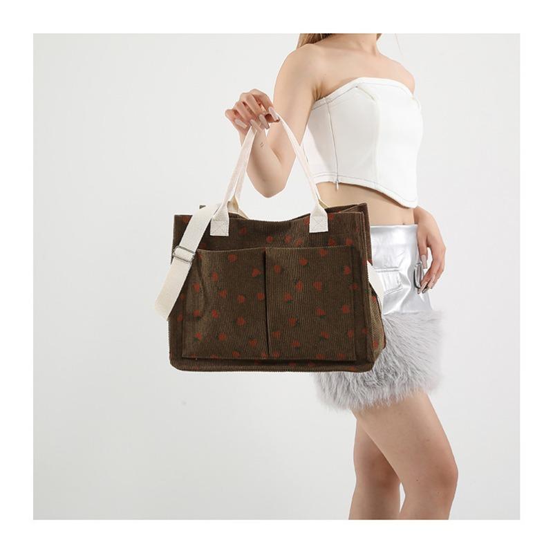 Simple Casual Personality Fashion Single Shoulder Tote Shopping Bag Tote Bag Summer Student Cloth Bag