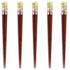 Happy Set of Made In PID1394 J-kitchens Chopsticks, 5, Material Wood, Chopsticks, Japan,