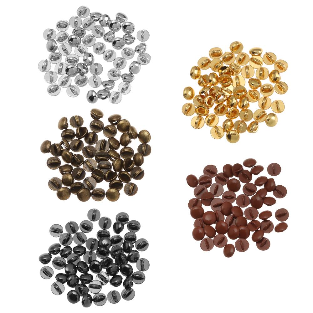 High Quality Mini DIY Doll Ultra-small Buckle Solid Round Buttons Belt Buckles 1/6 Dolls Clothing