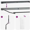 Electric Retractable Awning Anthracite 2.5 x 2 m
