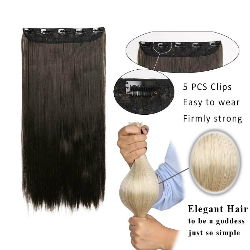 MERISIHAIR Женские длинные прямые парики для девочек, модные парики для косплея, зажимы для наращивания волос