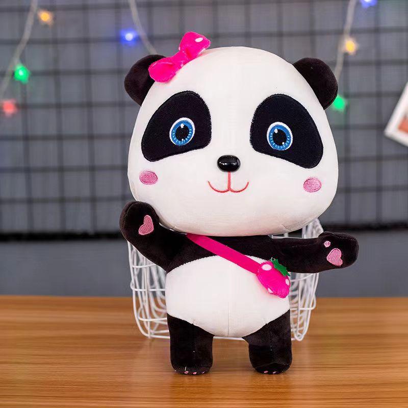 Мягкая плюшевая игрушка Baby Bus Panda Kiki Miu Miu, 22/30/50 см, мягкий и удобный плюшевый автобус, милый подарок на день рождения для детей.