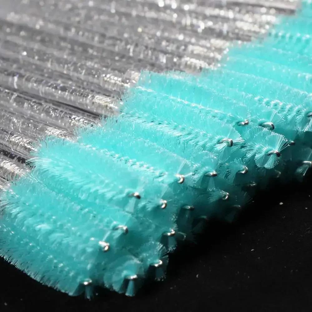 Professional Makeup Beauty Tool Disposable Crystal Eyelashes Brush Comb 50Pcs Eye Lashes Extension Mascara Wands Makeup