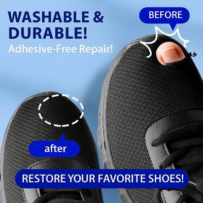 6 шт./набор самоклеящихся заплаток для обуви для ремонта повреждений боковых сторон обуви, заделывания дыр в подкладке и заплаток от износа на пятке спортивной обуви