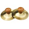 VICASKY Mini Gimbal Musical 2 Kids Percussion Rhythm Small Finger Percussion Hand Cymbals with Wooden Handles Instruments, Pieces, Cymbals, Fingers,