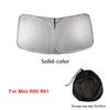 Car Front Window UV Sunshade Cover For MINI F65 F66 R56 R55 R57 R60 R61 F54 F55 F56 F60 J01 J05 U25 Auto Protection Accessories
