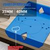 ABS Hinge Drilling Locator Practical Hinge Punching Positioning Ruler  Woodworking