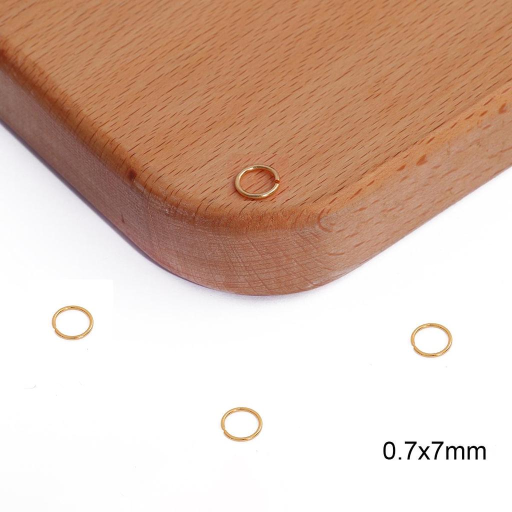 10/100 шт. открытое кольцо для прыжков 3/4/5/6/7/8 мм круглые разрезные кольца для изготовления ювелирных изделий DIY фурнитура