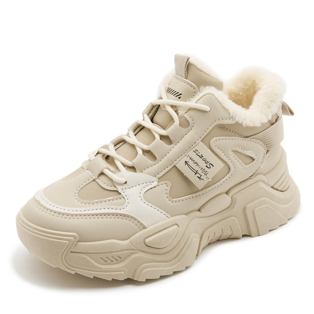 Foreign Trade Winter New Dad Cotton Shoes Velvet Boots Cold and Warm Non-slip Comfortable Fashion Trend Snow Boots