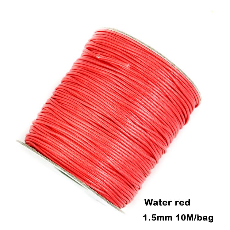 Разноцветные вощеные хлопковые шнуры для макраме, ювелирные бусины, изготовление ювелирных изделий своими руками