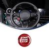 Red Carbon Fiber Engine Start/Stop Button Trim Ring For Alfa Romeo Tonale 22-24