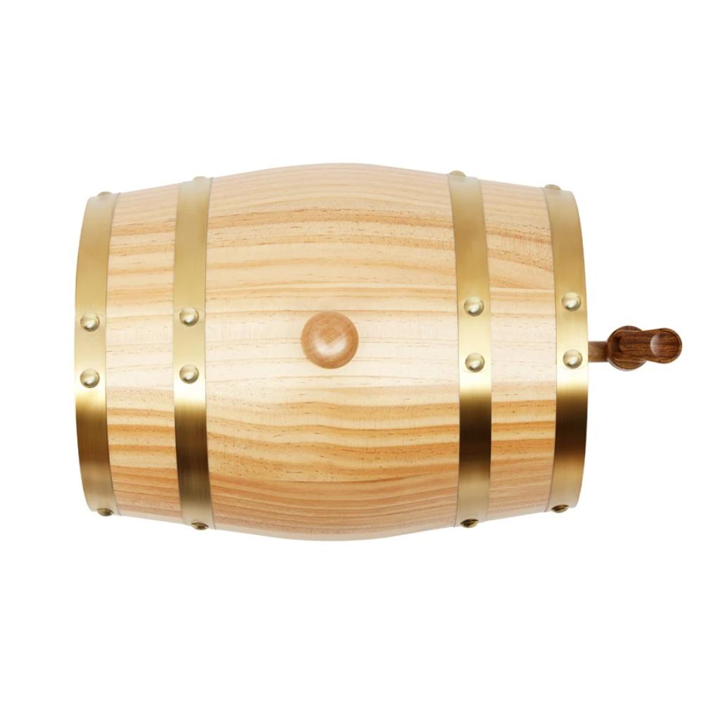 With Tap Beer Dispenser Wood Beer Container Party Supplies Wine Barrel Restaurant