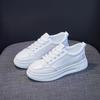 Модные маленькие белые туфли для женщин 2024 года, новые женские кроссовки на плоской подошве, вулканизированная обувь на платформе, повседневные кроссовки Zapatos De Mujer