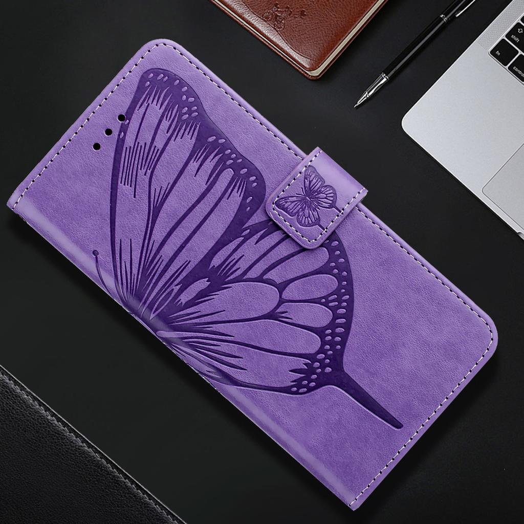8-Color Butterfly-Patterned PU Leather Phone Wallet Case for Tecno Series.Camon 19,20,30,40,Pop 6,Pop 7,Pop 8,Pop 9,Spark 7,8,9,10,20,30,Spark Go...