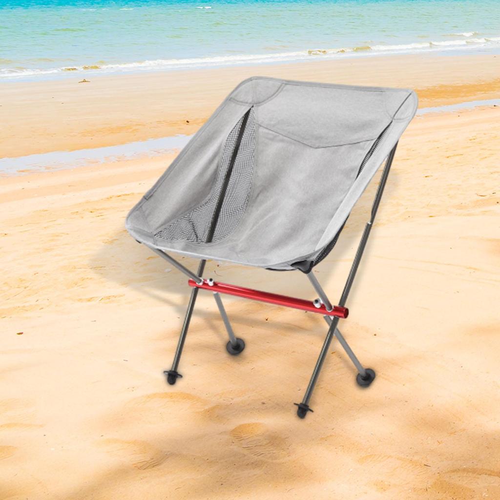 Складной стул для кемпинга с сумкой-органайзером, сложенный, 150 кг, прочный, переносной складной стул для пикников, барбекю, сада, заднего двора, рыбалки