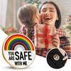 You Are Safe with Me Pins Rainbow Enamel Lapel Pins