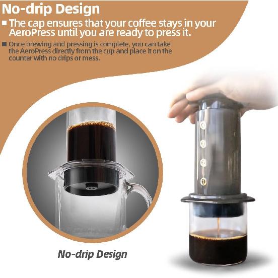 Запасная крышка-фильтр для контроля потока для кофеварки AeroPress Кофе Эспрессо Аксессуары Крышка-фильтр для Aero Press Original, Go, Go Plus и Clear Портативная