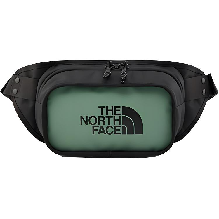 The North Face 2л Повседневная Модная Портативная Сумка на Пояс Наружная Сумка Унисекс Сумки Кожаная Серая Зеленая NF0A3KZX-YXN